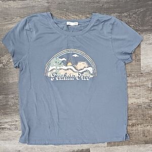 C&C California Slate Blue Joshua Tree Tee